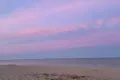 Beginnender Sonnenuntergang am Strand von Narbonne-Plage